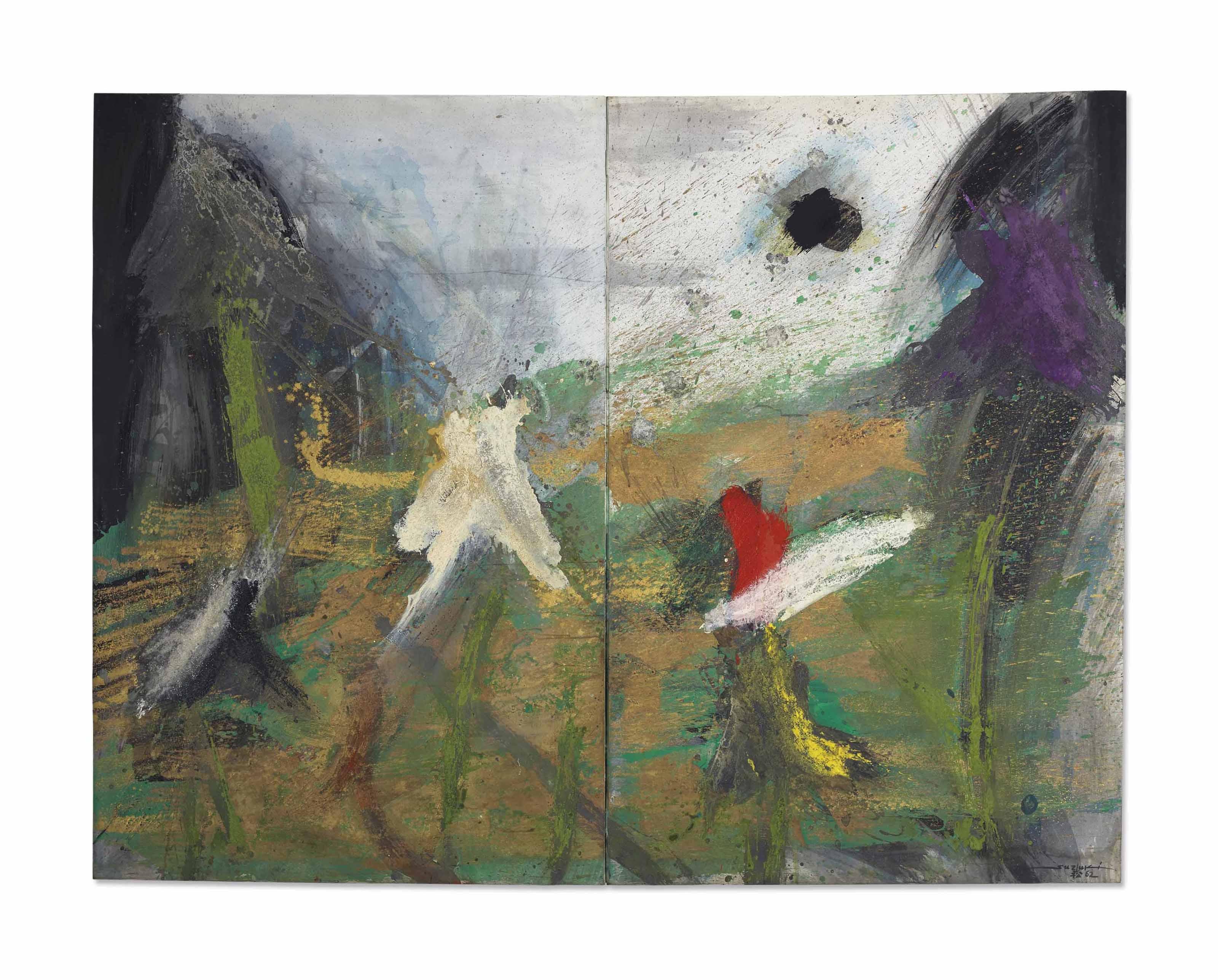 Takashi Suzuki - Les iris sous la pluie