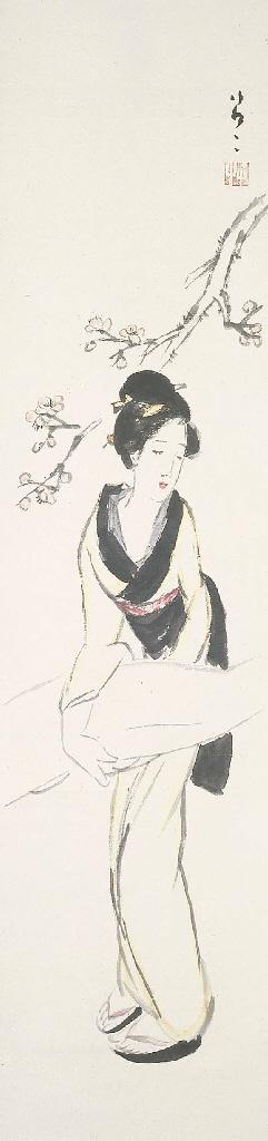 Takehisa Yumeji - Baika bijin zu (Beauty beneath plum blossoms)
