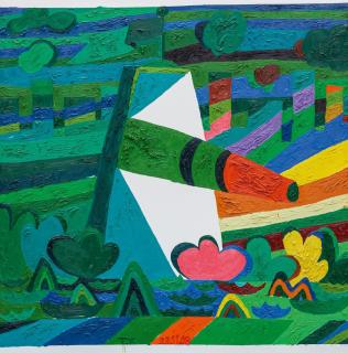 Tal R - »Old gun in new town«.