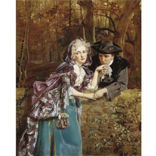 Talbot Hughes R.O.I., P.S. - Forbidden Love