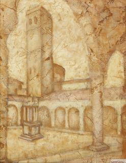 Tamara De Lempicka - Cloister In Tuscany