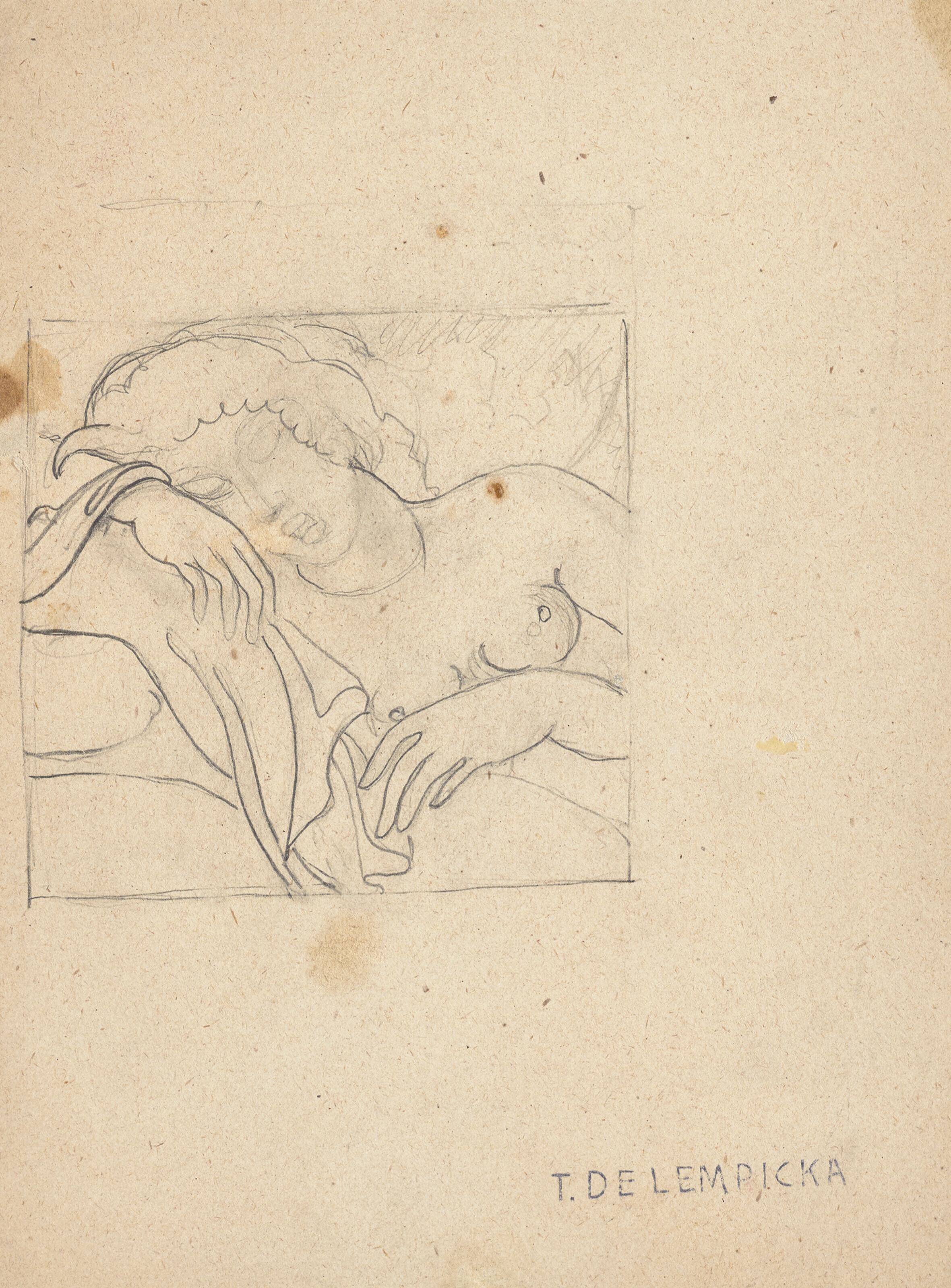 Tamara De Lempicka - Dame assoupie