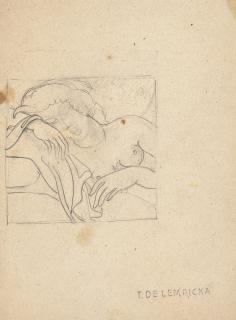 Tamara De Lempicka - Dame assoupie