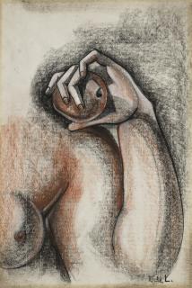 Tamara de Lempicka - Dessin préparatoire pour \