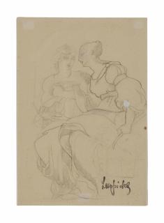 Tamara De Lempicka - Deux femmes assises