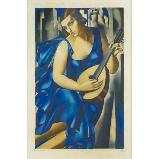 Tamara De Lempicka - Femme À La Mandoline, Vers 1933 