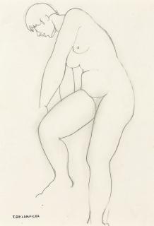 Tamara De Lempicka - Femme nue