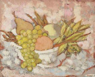 Tamara De Lempicka - Fruits dans une coupe III