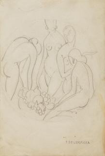 Tamara de Lempicka - Groupe de nus