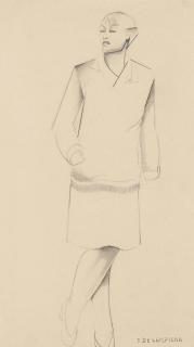 Tamara De Lempicka - Jeune femme debout