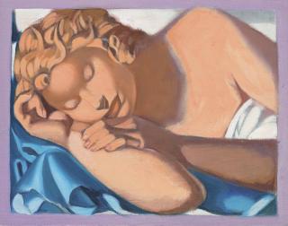 Tamara De Lempicka - La Dormeuse IV (Kizette)