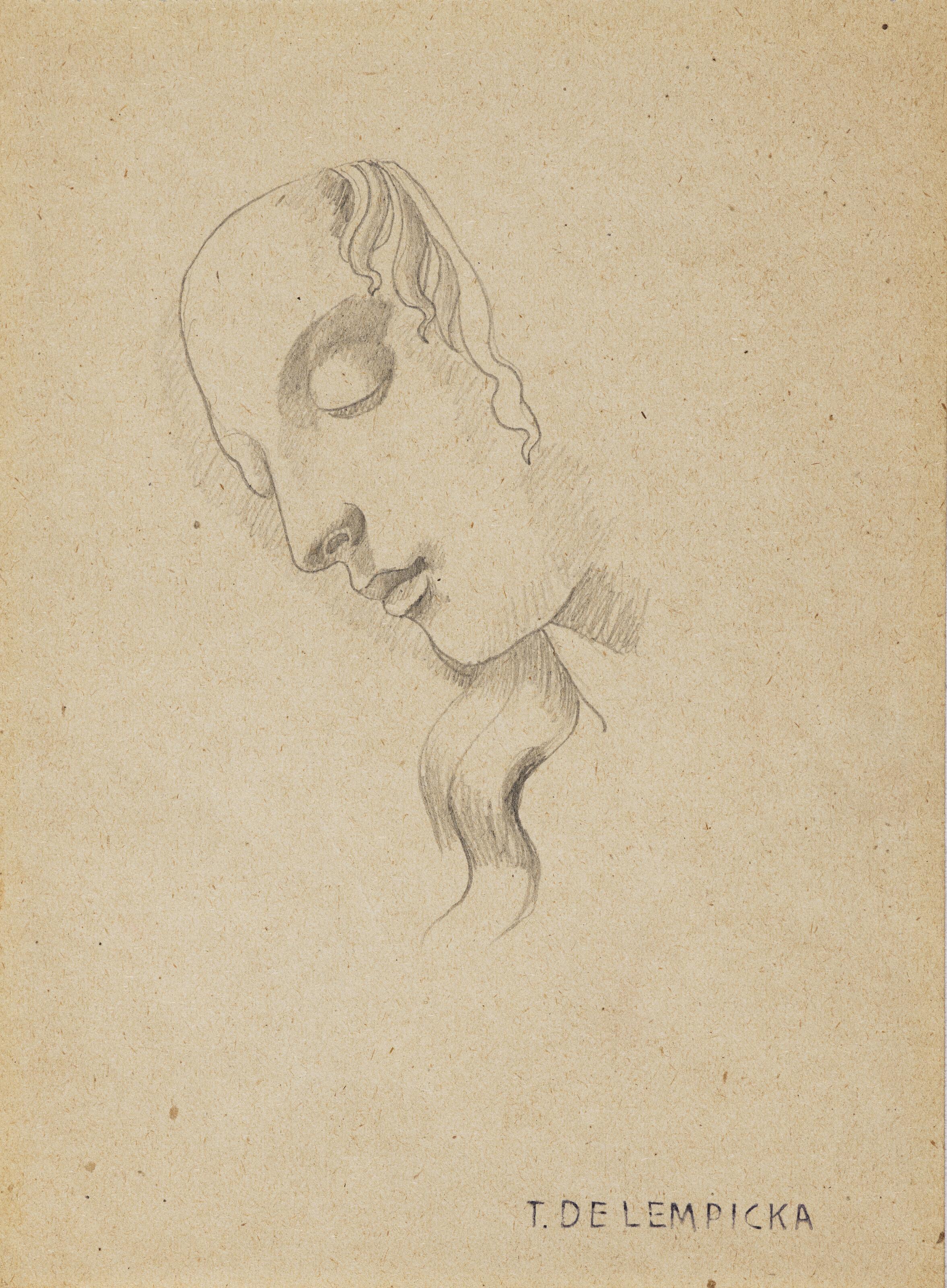 Tamara de Lempicka - Madonne (profil)