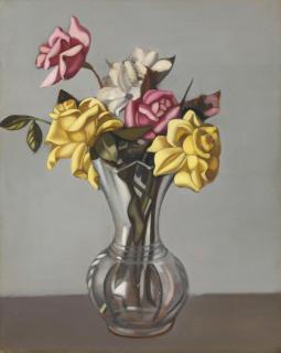 Tamara De Lempicka - Roses Dans Un Vase