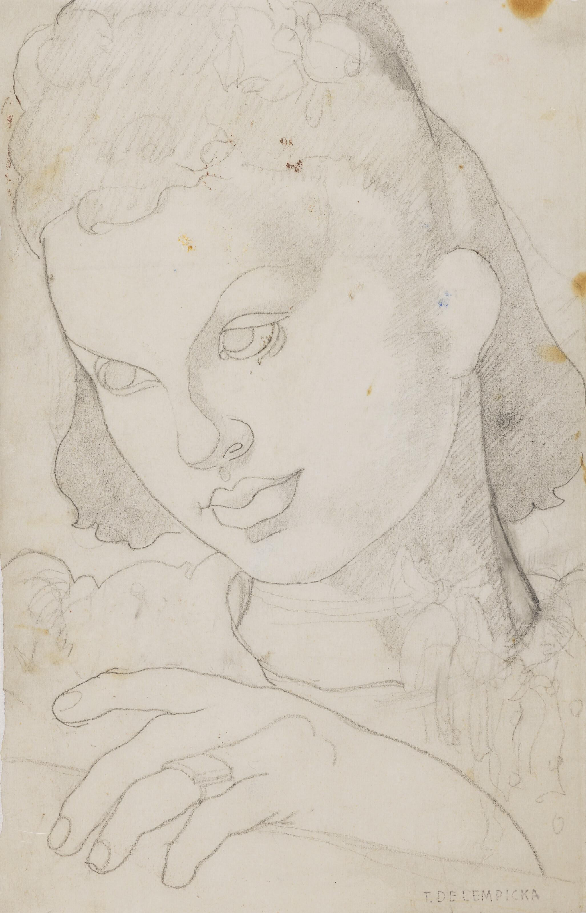 Tamara de Lempicka - Tête de femme