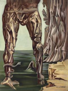 Tamara De Lempicka - Ville des rochers I