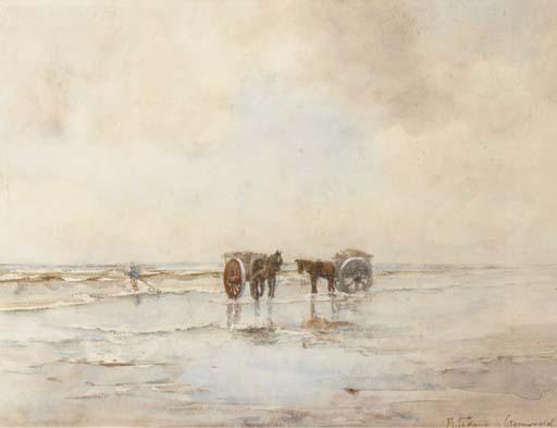 Tamine Groeneveld - Working on the beach