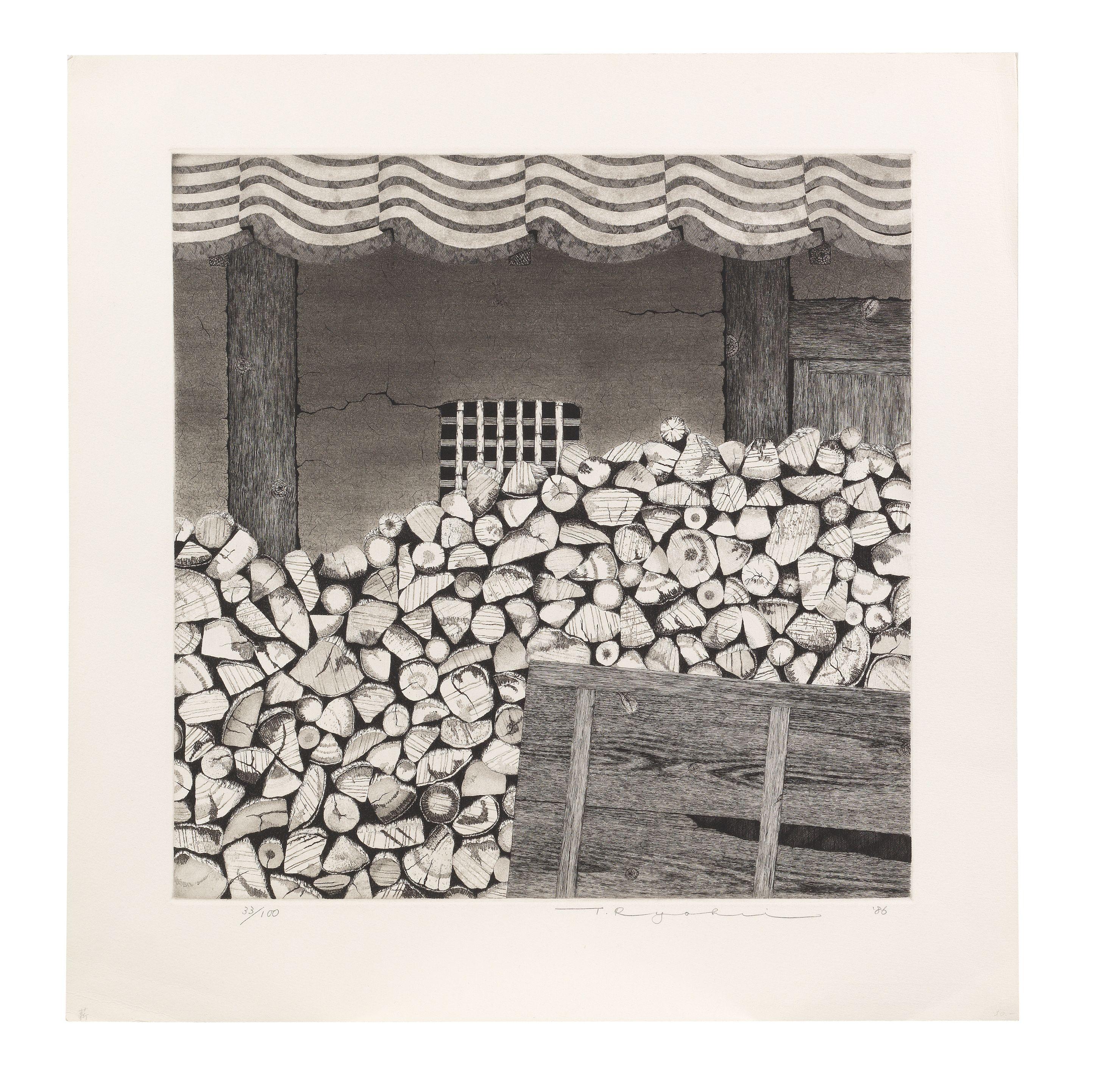 Tanaka Ryohei - Showa era (1926-1989), dated 1986 and 1988