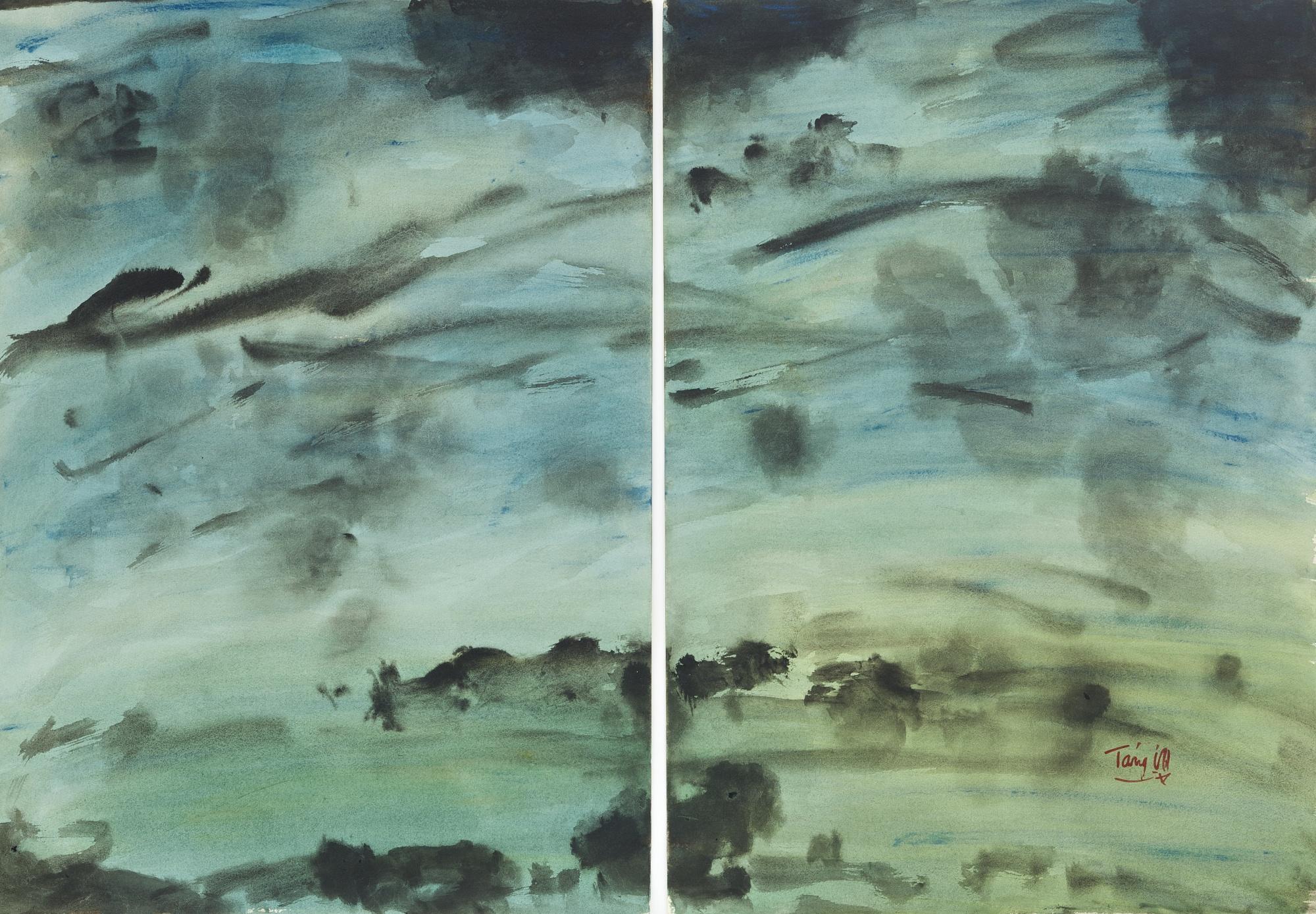 Tang Haiwen - Sans Titre (Diptych)