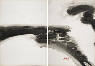 Tang Haiwen - Sans Titre (Diptych)