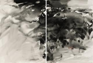 Tang Haiwen - Sans Titre (Diptych)