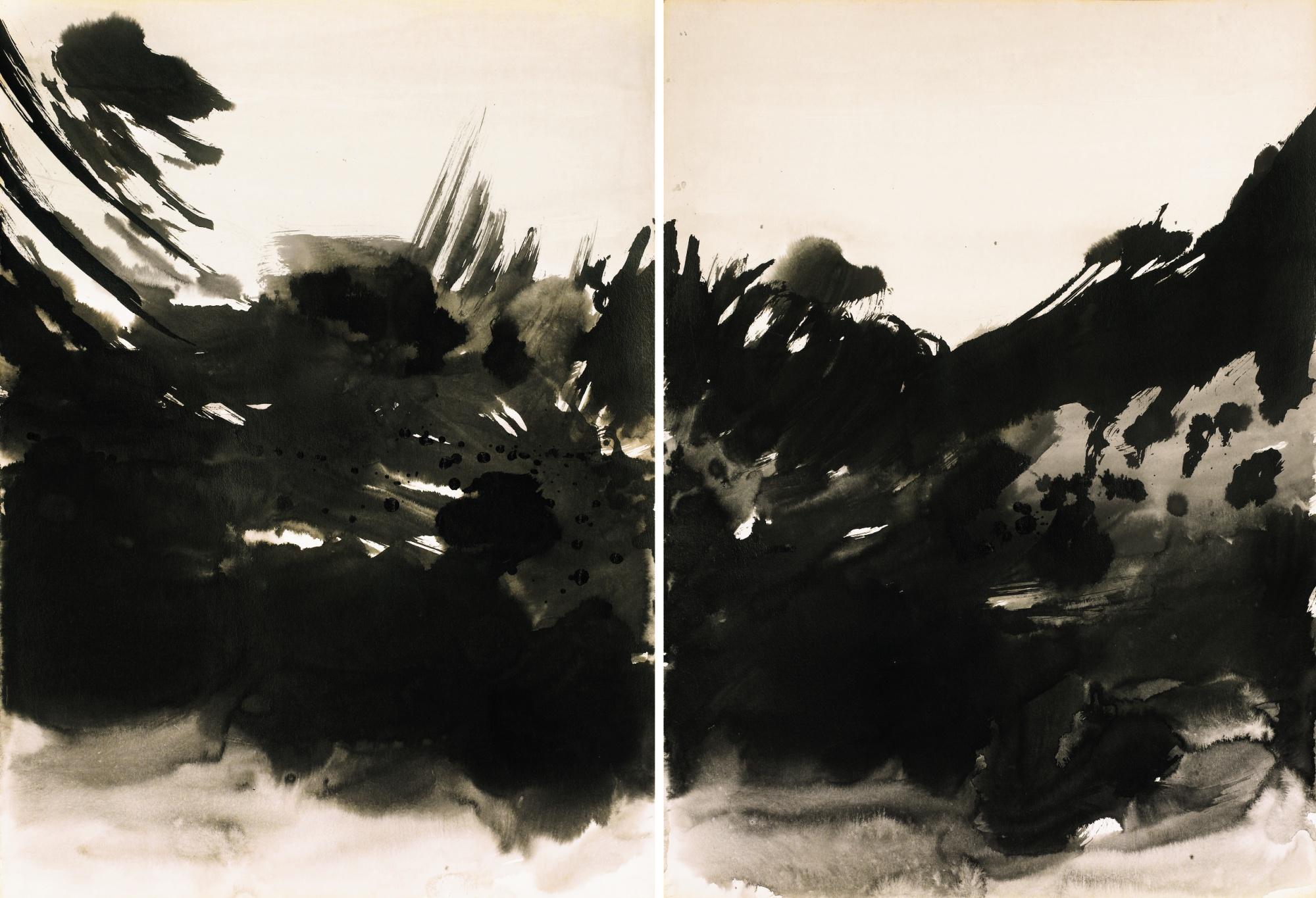 Tang Haiwen - Sans Titre (Diptych)