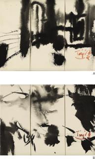 T\'Ang Haywen - Abstraction [Two Works]