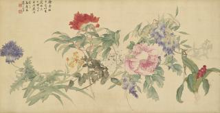 Tang Shishu - Autumnal Flowers