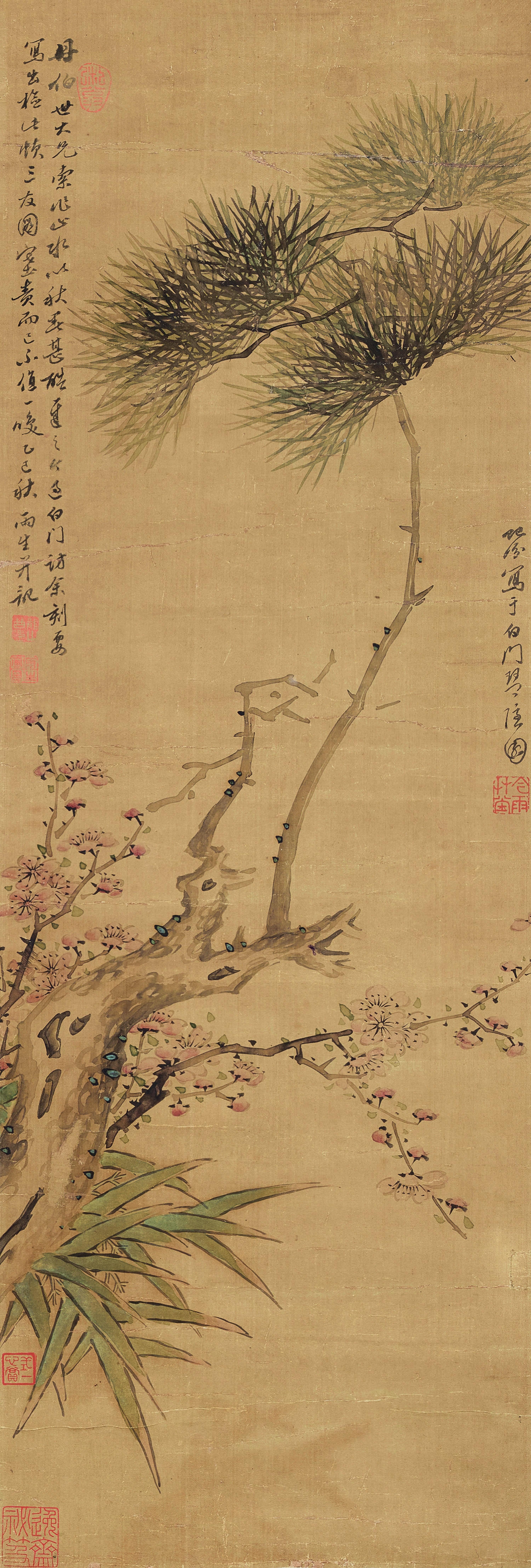Tang Yifen - Pine, Bamboo And Plum Blossom
