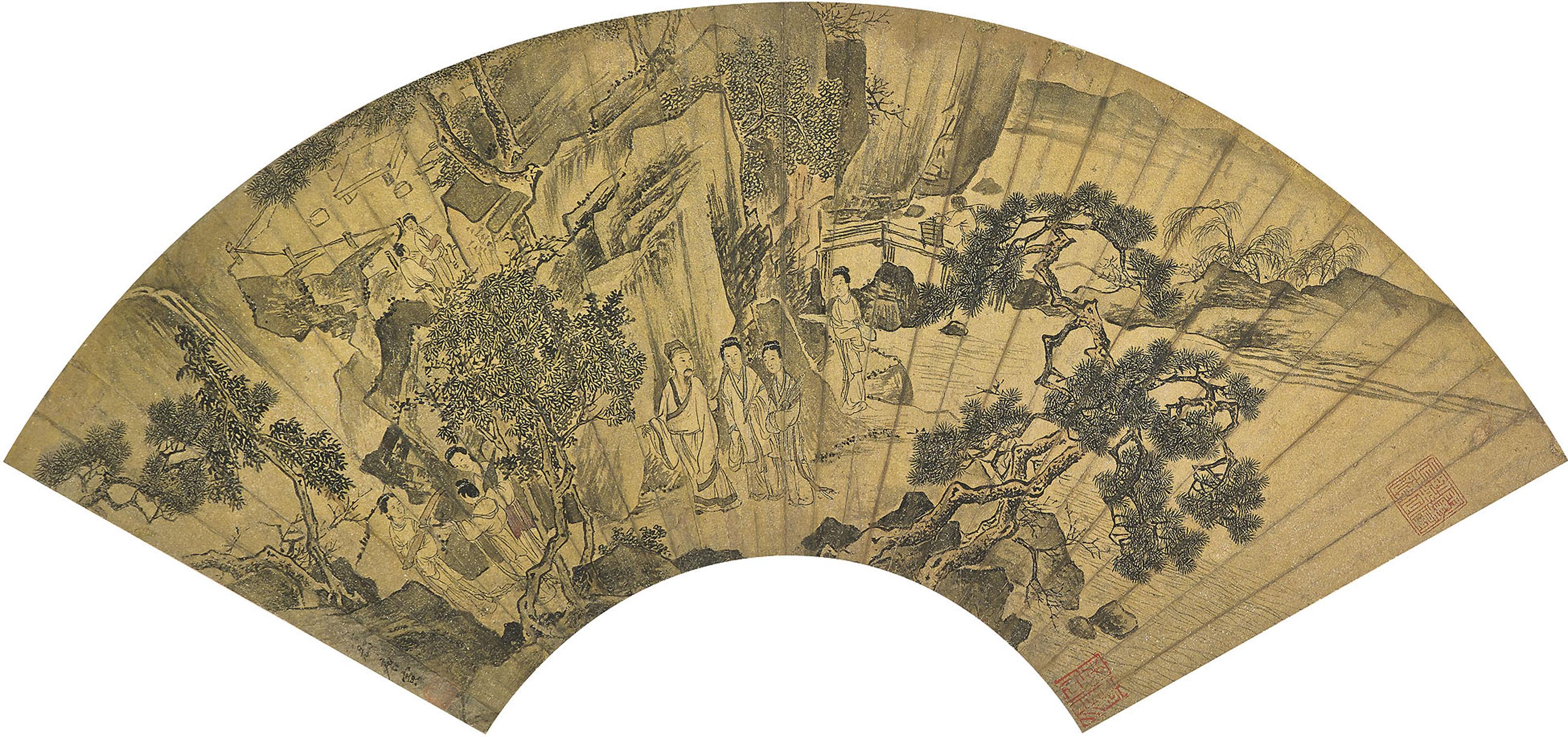 Tang Yin - Spring Excursion