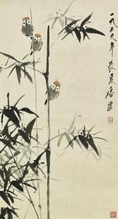 Tang Yun - Bamboo and Birds