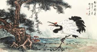 Tang Yun - Crane By The Pines