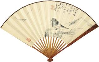 Tang Yun - Fish And Bird, After Bada Shanren