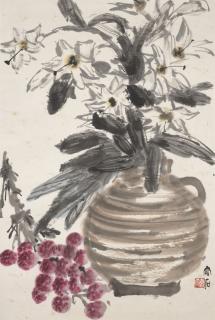 Tang Yun - Lychees and Lilies