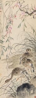 Tang Yun - Waterfowl And Peach Blossoms