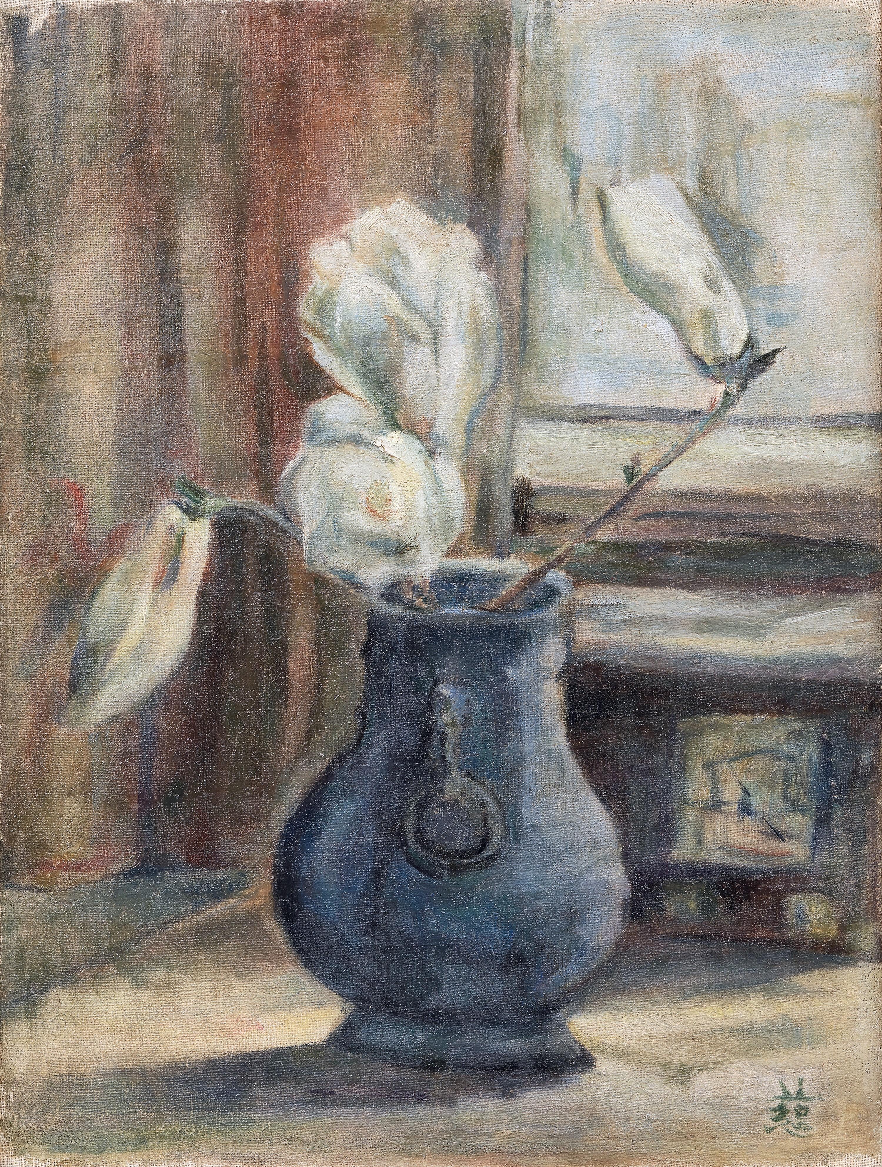 Tang Yunyu - White Orchid(Painted In 1940S)