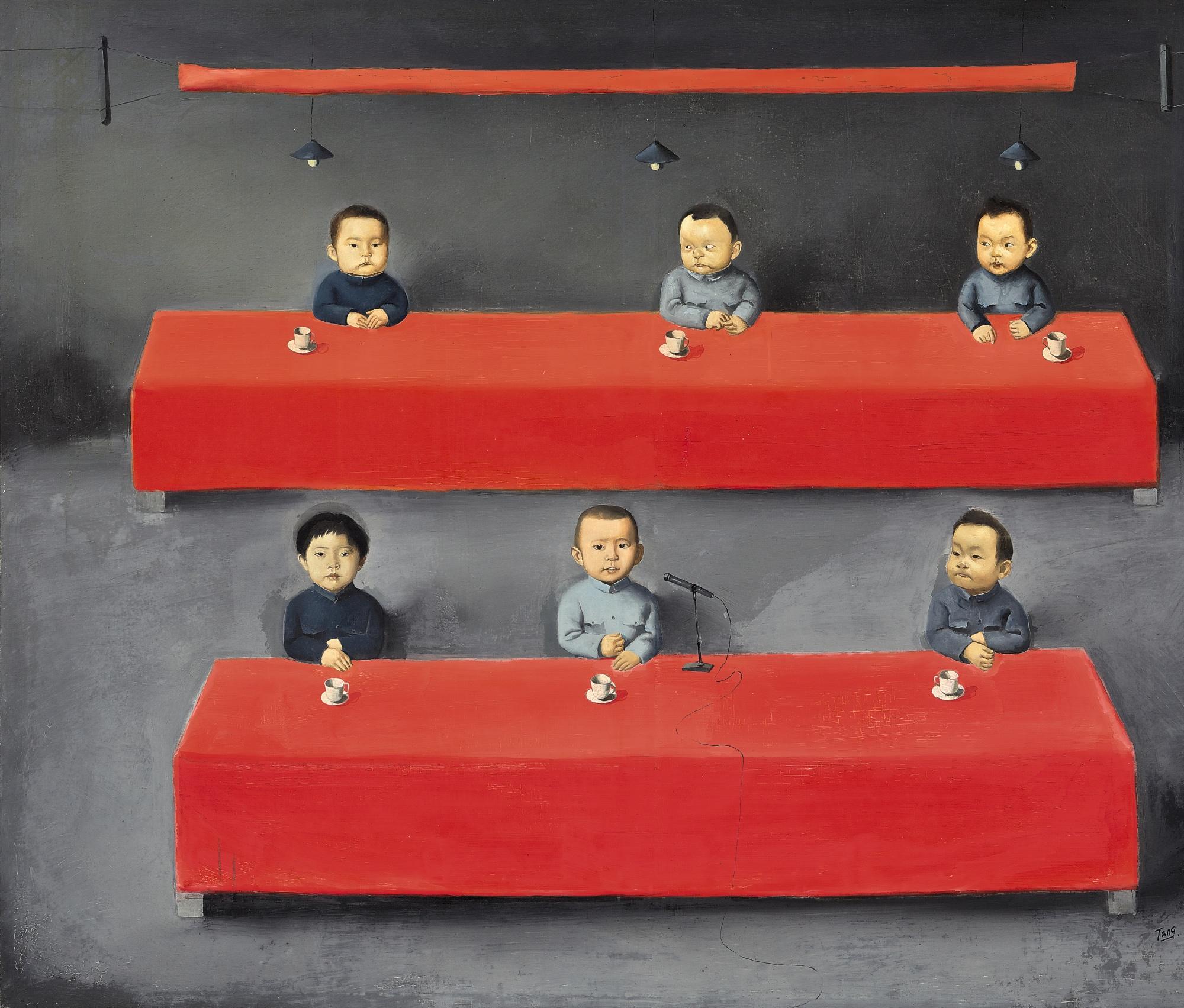 Tang Zhigang - Children In Meeting Series 