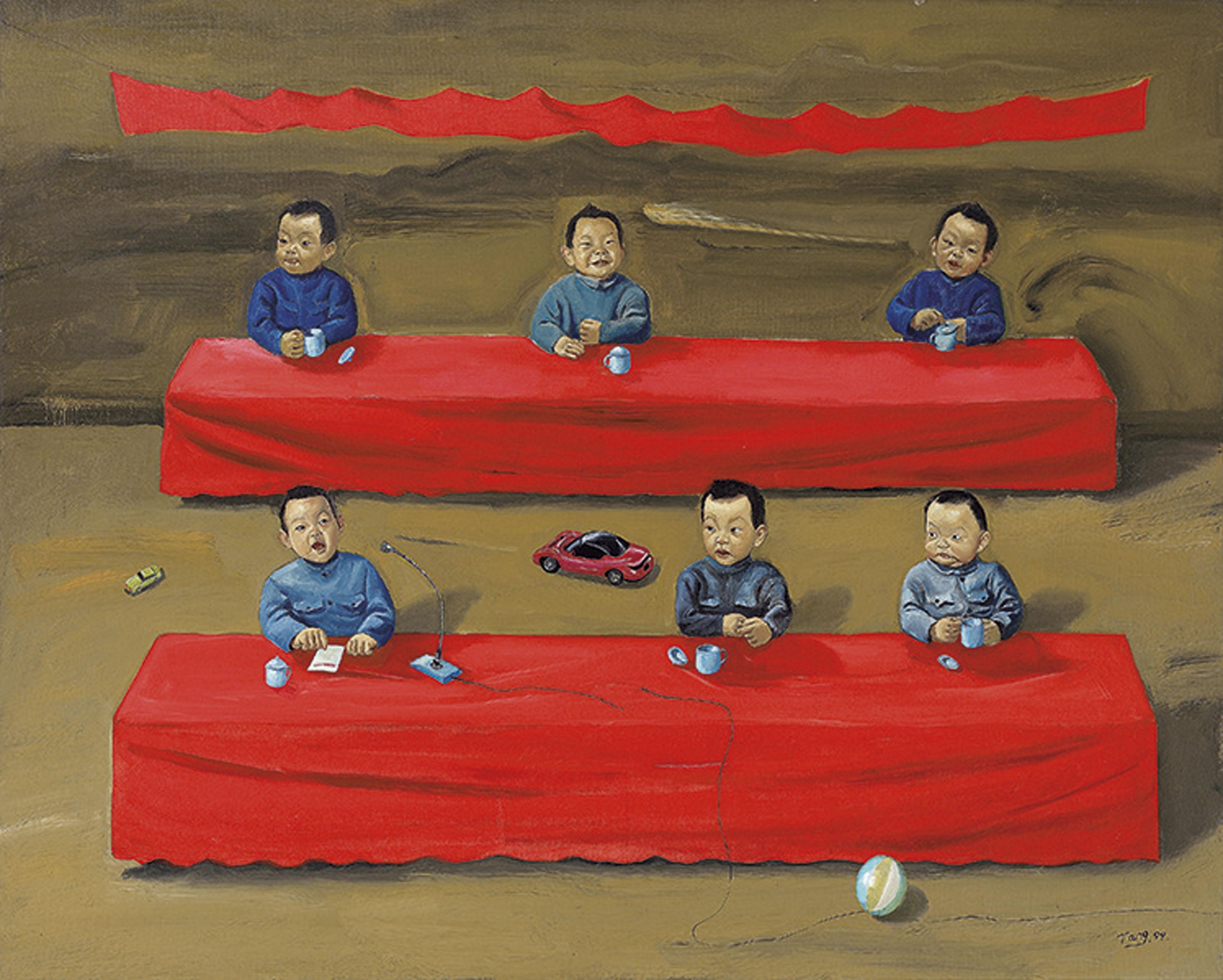 Tang Zhigang - Children in Meeting Series