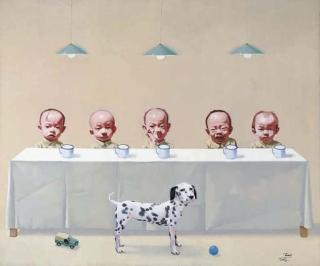 Tang Zhigang - Children in Meeting