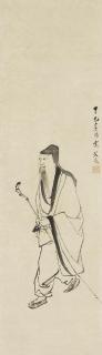 Tani Buncho - The poet To no Enmei (Tao Yuan-Ming)