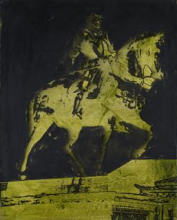 Tano Festa - Piazza d\'Italia: Venezia - Monumento a Colleoni