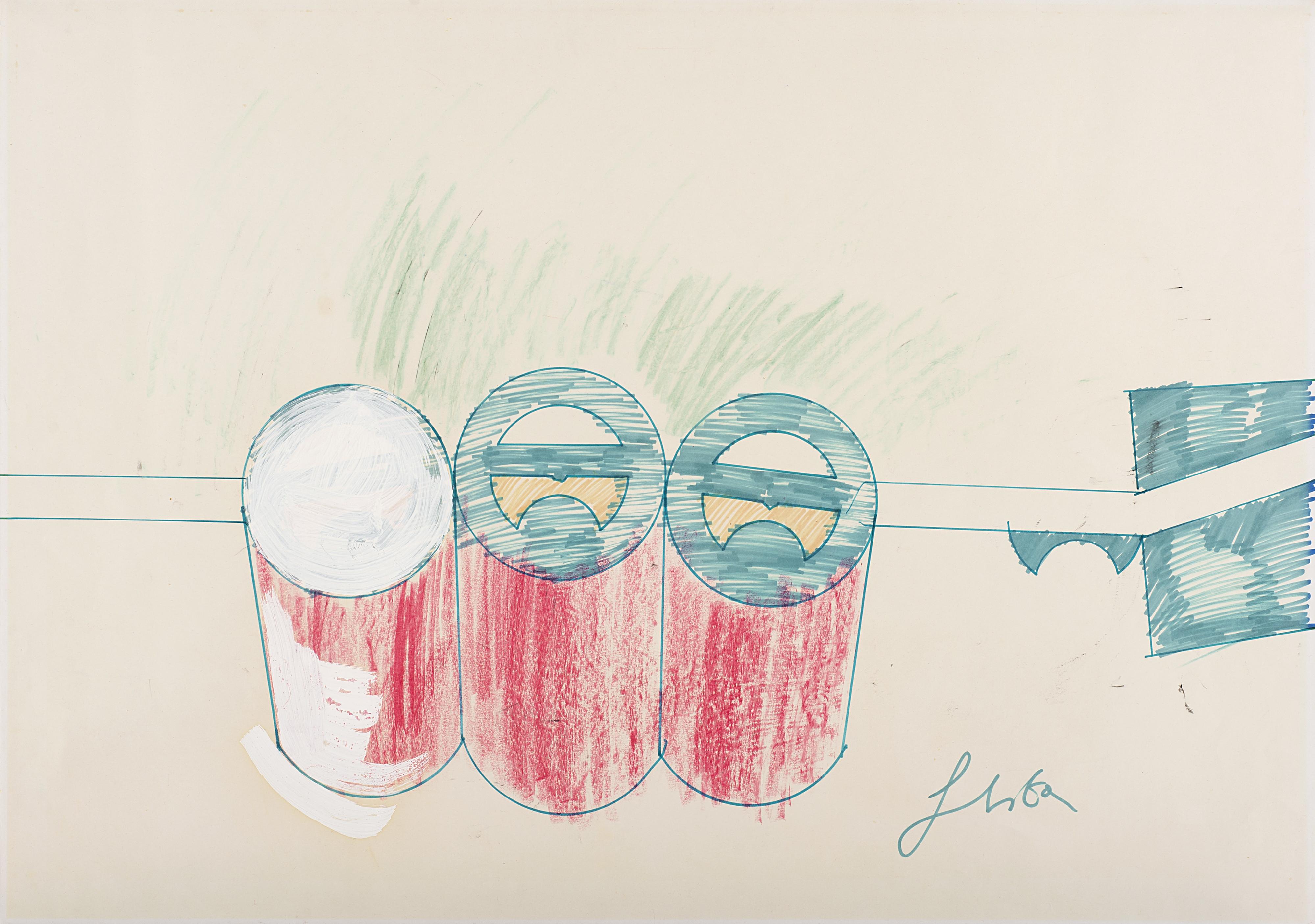 Tano Festa - Senza titolo