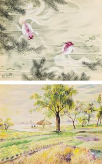 Tao Lengyue - Countryside Goldfishes