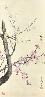 Tao Lengyue - Plum Blossoms in Two Colours