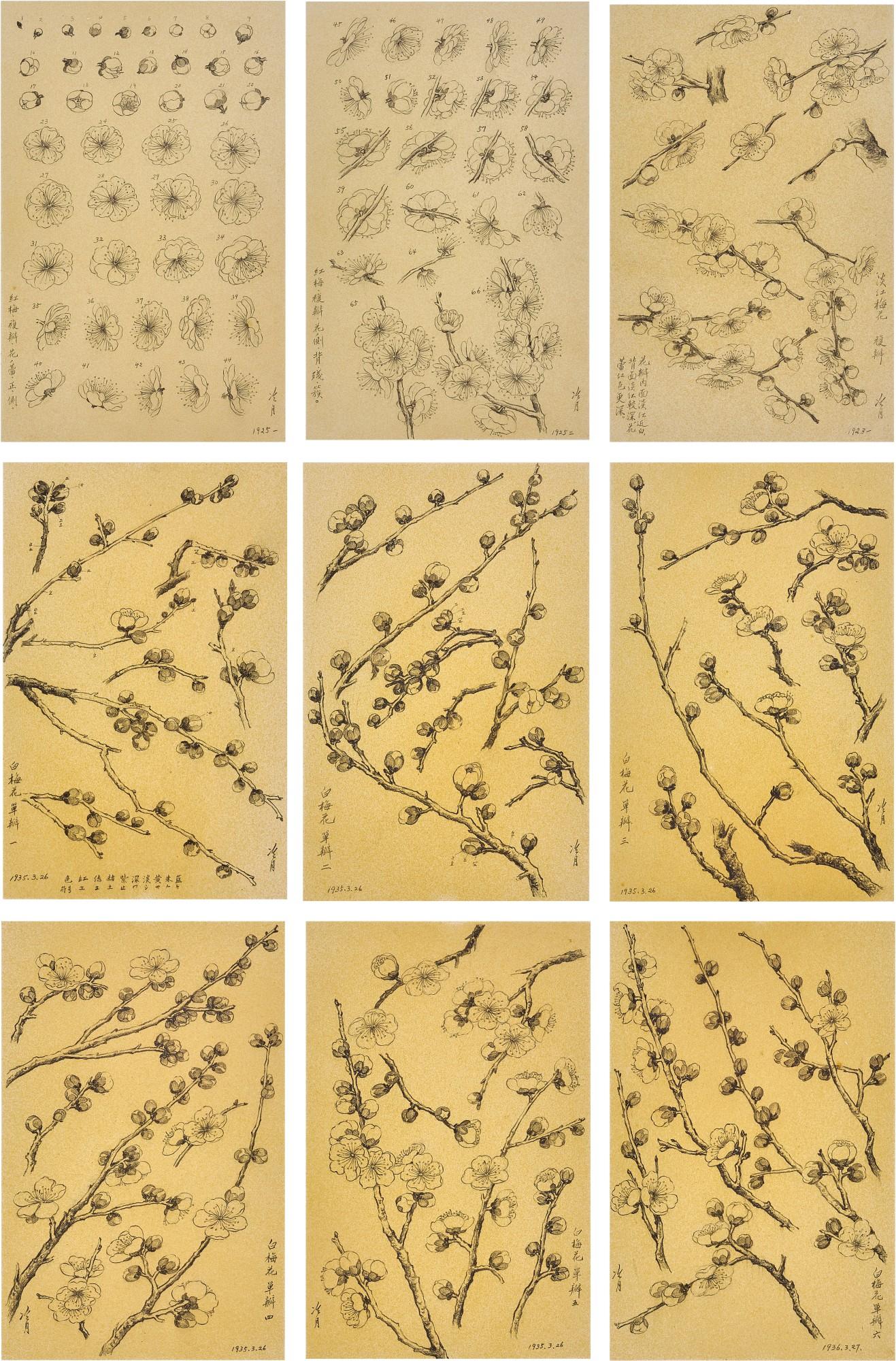 Tao Lengyue - Sketches of Plum Blossoms