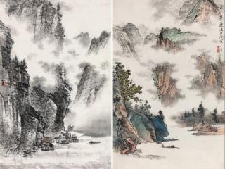 Tao Yiqing - Misty Landscape, Li River