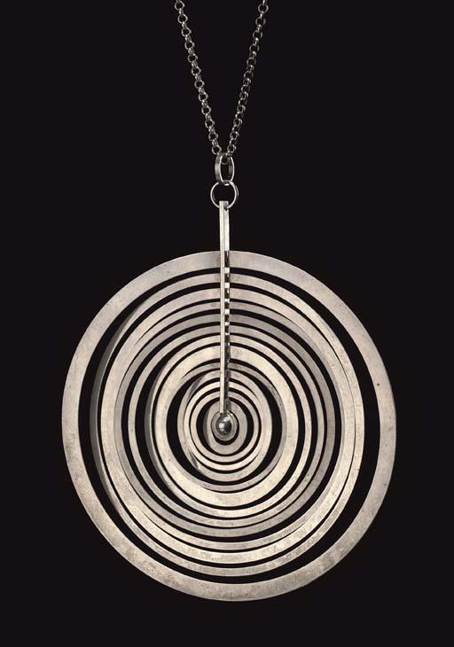 Tapio Wirkkala - Silver Moon Pendant And Chain