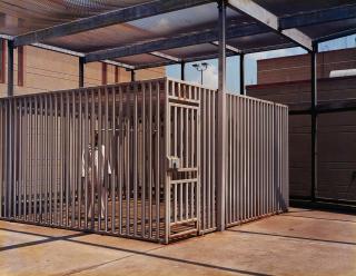 Taryn Simon - Terrell Yarbrough, death row inmate, age 22, outdoor recreational facility, Mansfield Correctional Institution, Ohio, where prisoners spend one hour a day outside of their cells