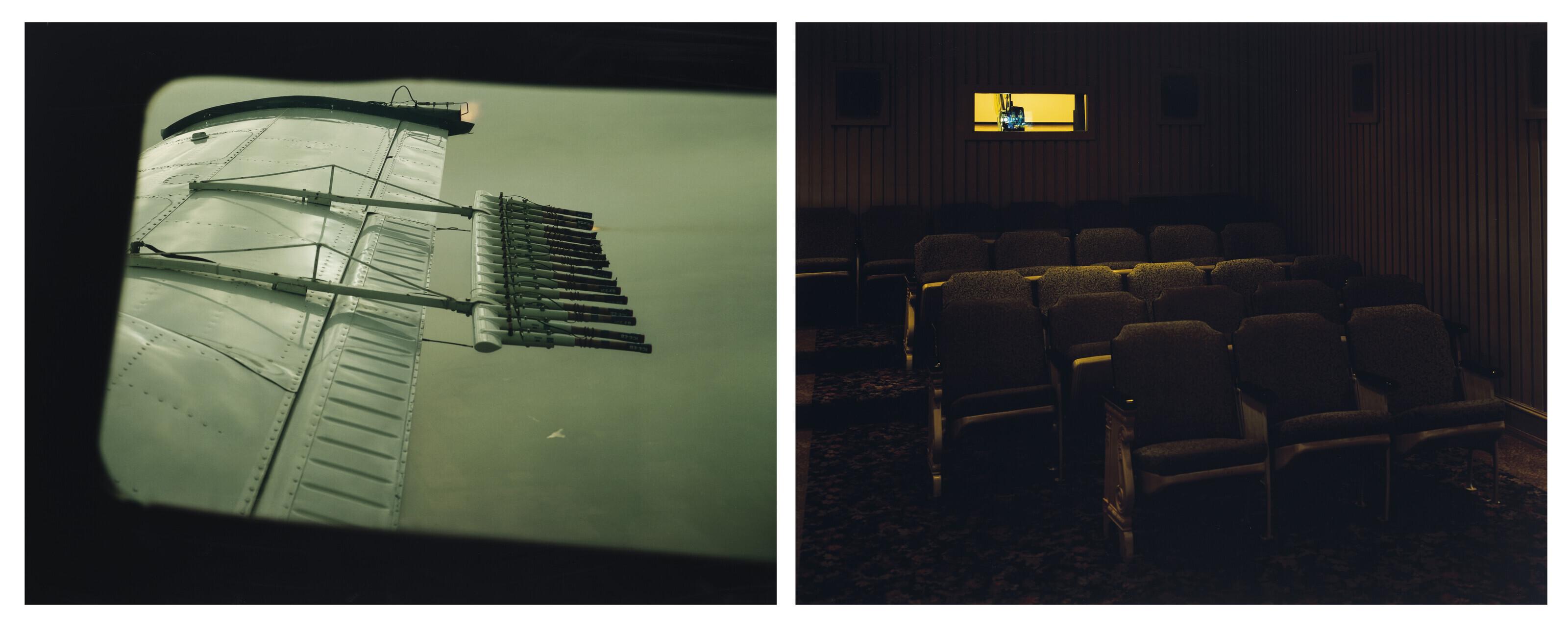 Taryn Simon - Weather Modification, Cloud Seeding, Watford City, North Dakota - Church of Scientology, Screening room Celebrity Centre International Hollywood, California, 2005-2007