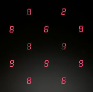 Tatsuo Miyajima - CHANGING TIME WITH CHANGING SELF NO. 22