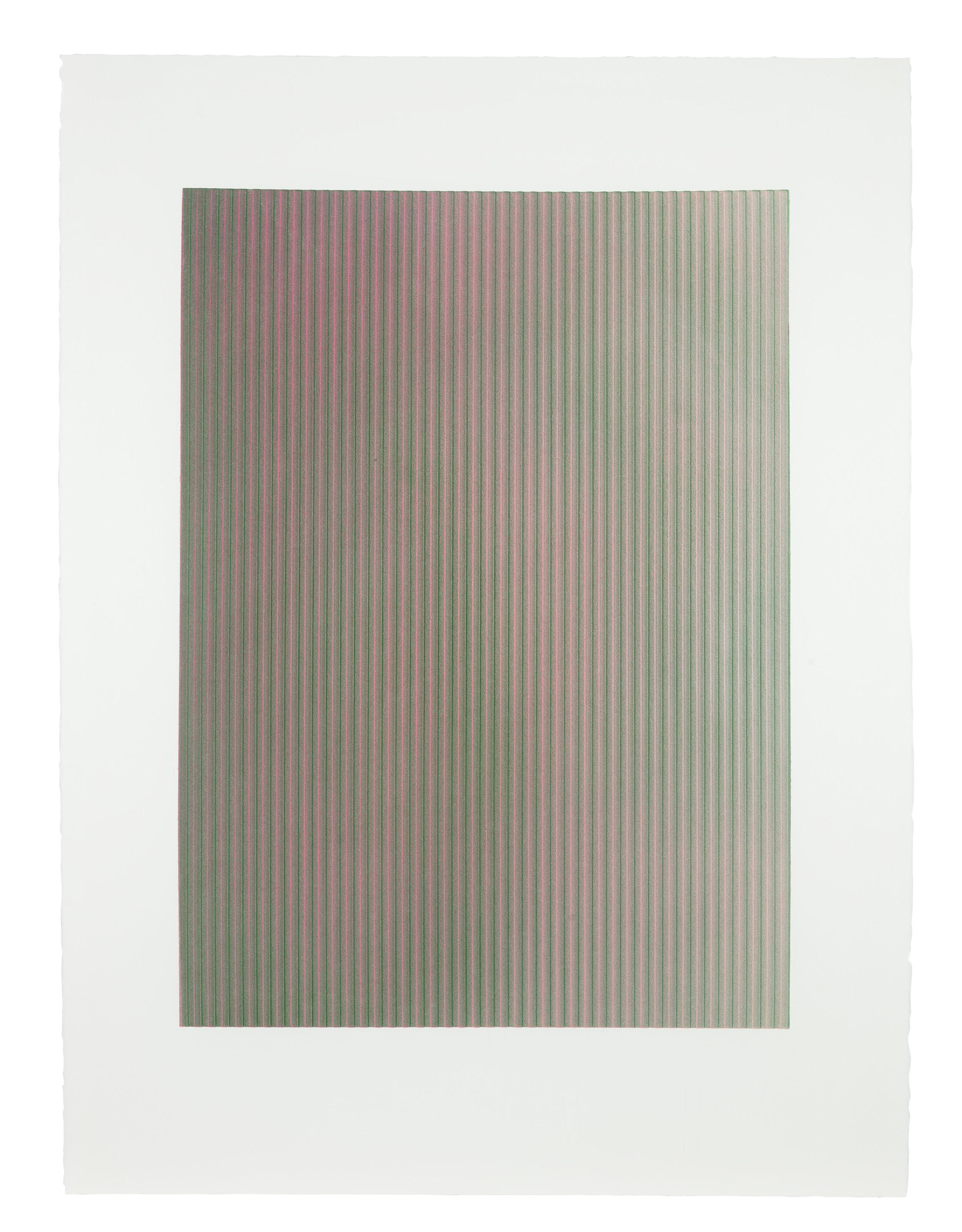 Tauba Auerbach - Embossment Painting #13